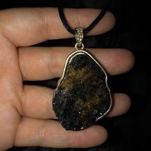 Black Crystal Necklace
